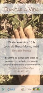 IMBÉ SEDIA ENCONTRO DE DANÇA NO LAGO DO BRAÇO MORTO