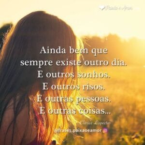 Mensagem do dia: Há sempre Alguém