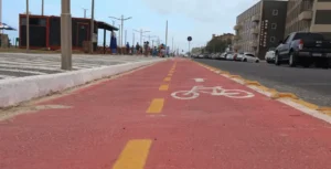 Ciclofaixa da Av. Beira Mar de Tramandaí é Inaugurada