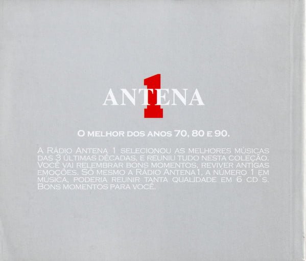 encarte Coletânea As 100 Mais Da Antena 1 (2005)