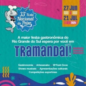 Prefeitura de Tramandaí apresenta o layout da 33ª Festa Nacional do Peixe 👏🥳