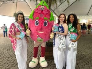 Soberanas divulgam a 33ª edição da Festa Nacional do Peixe na 2ª Feira da Pitaya 🐟🥳