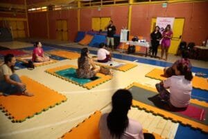 Sessão de Reiki em alusão ao Dia da Mulher é realizado na Vila Olímpica em Osório