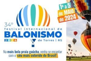34º Festival Internacional de Balonismo abre oficialmente no dia 1º de maio, às 19h
