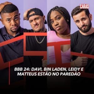 Paredão quádruplo no BBB 24!