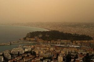 Nuvem de poeira do Saara cobre Suíça e parte do Sul da França