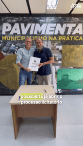 PREFEITO DE OSÓRIO ASSINA CONVÊNIO DO PAVIMENTA RS