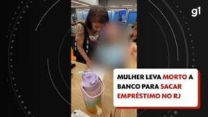 VÍDEO: Mulher leva cadáver em cadeira de rodas para sacar empréstimo de R$ 17 mil