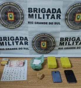 BM prende dois homens com mais de um quilo de drogas em Osório