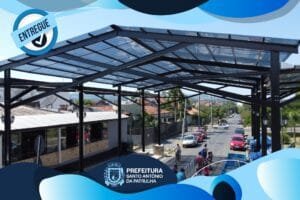 Entrega da Rua Coberta,  construída ao lado da Praça Nossa Senhora da Boa Viagem, em Santo Antônio da Patrulha
