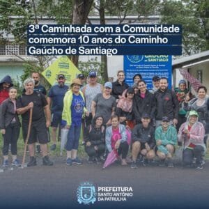O 10º aniversário do Caminho Gaúcho de Santiago foi comemorado neste Domingo em SAP