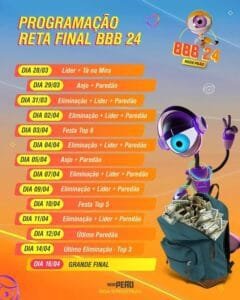 O BBB está chegando ao fim, mas ainda dá tempo de rolar muito jogo!