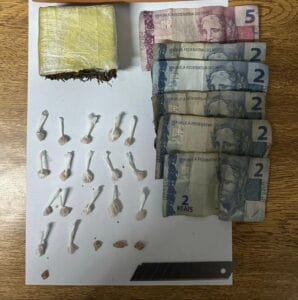 BM prende homem com drogas em Atlântida Sul