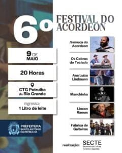 Festival do Acordeon está de volta em SAP!