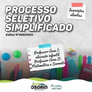 Prefeitura Municipal de Osório: PROCESSO SELETIVO SIMPLIFICADO