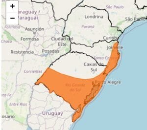 INMET EMITE ALERTA – VEM CHUVA E VENTO POR AÍ