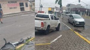 Colisão envolve dois veículos em Osório