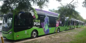 Quatro ônibus elétricos passam a integrar a frota do transporte coletivo de Porto Alegre