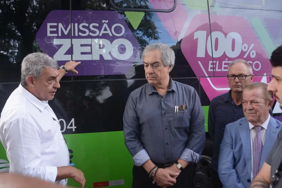 Quatro ônibus elétricos passam a integrar a frota do transporte coletivo de Porto Alegre 2 DSC 2826