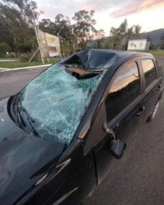 ACIDENTE ENVOLVE VEÍCULO E CAVALO EM OSÓRIO