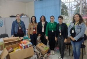 MUNICÍPIO DE OSÓRIO PREPARA ALOJAMENTO, E SERVIDORAS DO CRAS EXPLICAM PROCESSO DE DISTRIBUIÇÃO DE DOAÇÕES