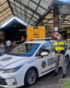 8⁰BPM reforça policiamento no Litoral Norte gaúcho durante final de semana