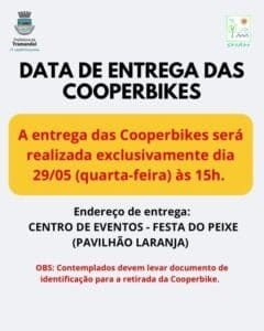 Acontece nesta quarta-feira a entrega das bicicletas que visam a substituição gradativa dos veículos de tração animal na Zona Urbana de Tramandaí 