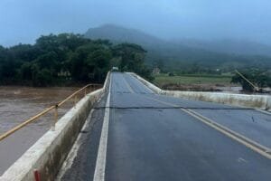 Com pilar comprometido, ponte entre Caxias e Nova Petrópolis ficará fechada por tempo indeterminado