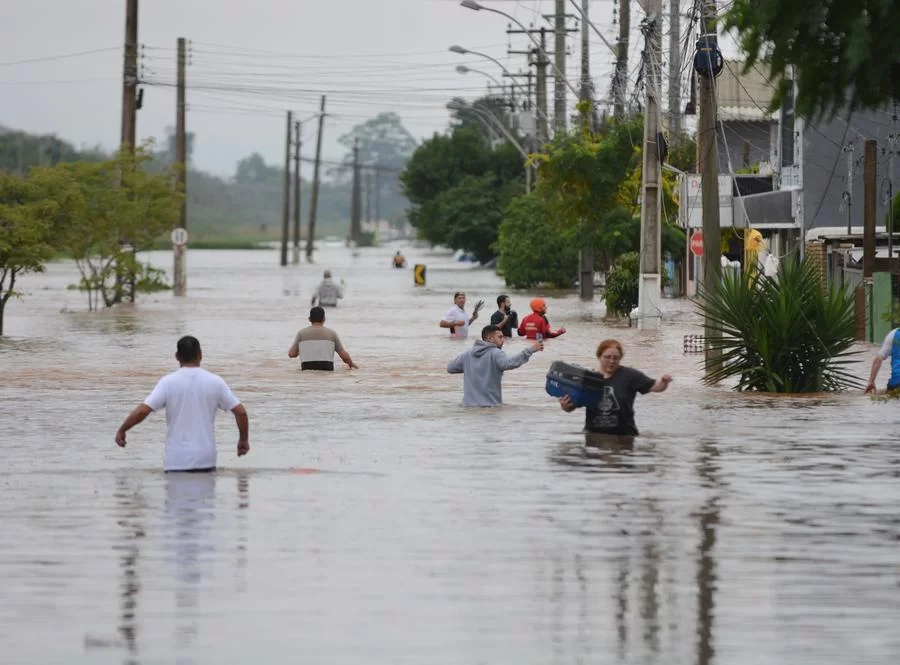 Enchente-em-Santa-Rita-em-Guaiba Cerca de 2,5 mil moradores de Eldorado do Sul estão abrigados em Guaíba