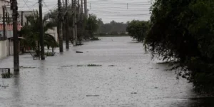 Pelotas: Canal de São Gonçalo chega a 2,88m e atinge nível histórico da enchente de 1941
