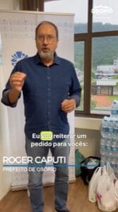 PREFEITO DE OSÓRIO PEDE DOAÇÕES PARA AS VÍTIMAS DA CHUVA