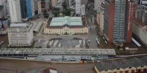 Nível do Guaíba segue elevado e fica em 4,13 m neste Domingo
