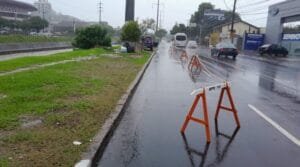 Arroio Dilúvio em Porto Alegre deve transbordar conforme o nível do Guaíba subir