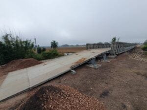 RSC-287 | Foi liberado na tarde desta sexta-feira, dia 31, o tráfego na ponte provisória sobre o Arroio Grande