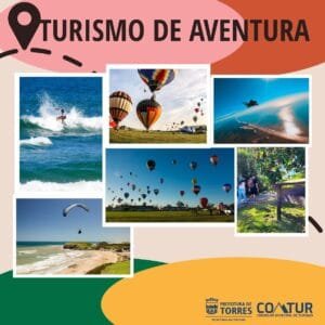 Venha conhecer o turismo de aventura em Torres, a Capital Brasileira do Balonismo