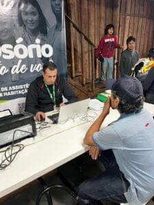 Secretaria de Assistência Social e Habitação realiza ação na Aldeia Indígena Sol Nascente