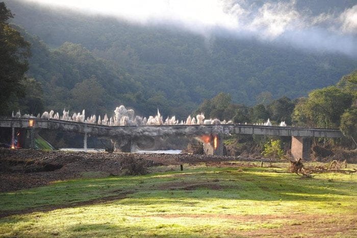 Ponte na BR-116 entre Nova Petrópolis e Caxias é implodida