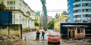 Guaíba volta a ficar abaixo da cota de inundação em Porto Alegre