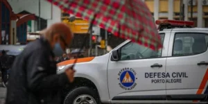 Defesa Civil emite alerta preventivo para temporal neste Domingo e na Segunda-feira