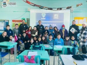Guarda Municipal de Tramandaí realiza palestra sobre o combate ao Bullying nas escolas 