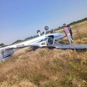 Acidente com avião de pequeno porte no Aeroclube de Osório