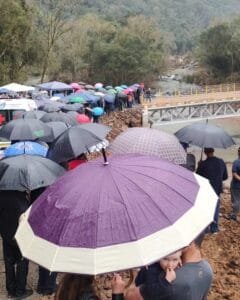 Ponte provisória entre Nova Prata e Vista Alegre do Prata foi inaugurada neste domingo (28)