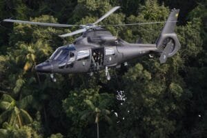 Projeto planta mudas e lança sementes a partir de helicóptero em áreas afetadas por cheias no Vale do Taquari