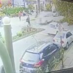 Veja as imagens: Uma mulher é atropelada no centro de Gramado