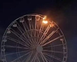 Na Alemanha, incêndio em roda-gigante de festival de música deixa 30 pessoas feridas