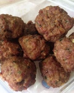 Bolinho de Carne Moída Simples