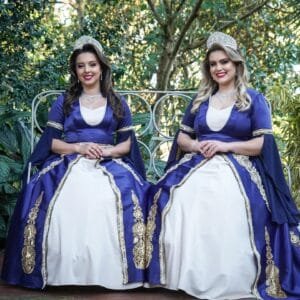 O vestido das soberanas do município de SAP é muito mais do que uma peça de moda