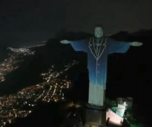 Cristo Redentor faz Linda Homenagem a Silvio Santos na Noite deste Domingo (18)