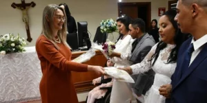 Foro de São Leopoldo realiza Casamento Coletivo de casais atingidos pelas enchentes