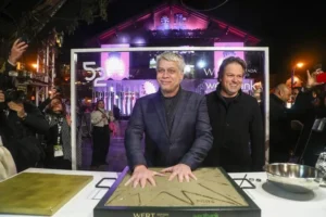 Fabio Assunção deixou sua marca eternizada na Calçada da Fama em Gramado